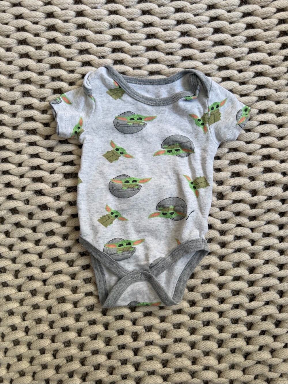 Star Wars 6-9m short sleeve onesie